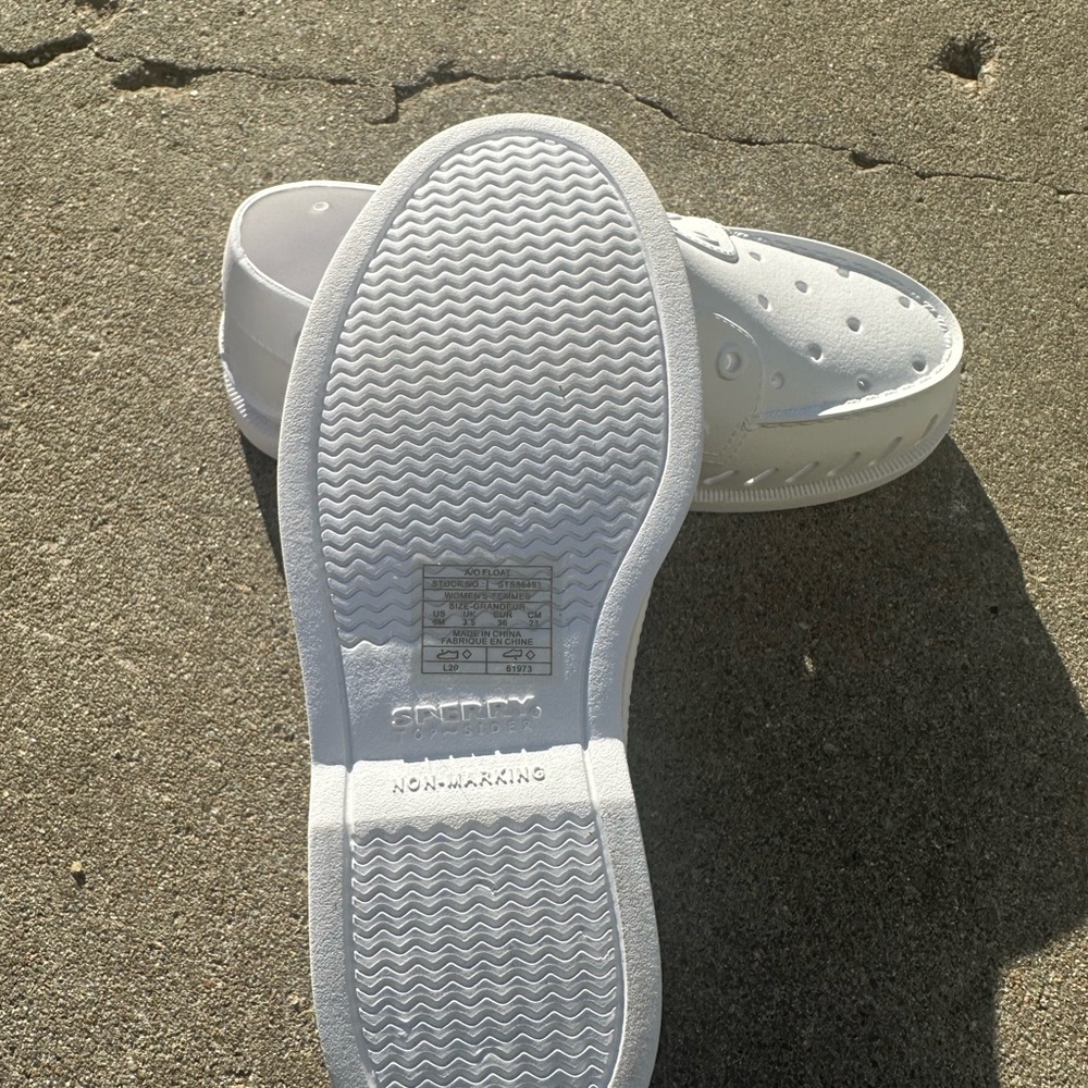 TOPSIDER Sperry Authentic Orig White Float Boat Shoes Women Size 6 - Picture 4 of 8